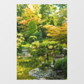 Japanse Tuin - Traditionele Esthetiek Raamsticker (Vel)