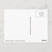 Japanse tuin voor Leverkusen Briefkaart (Achterkant)