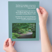 Japanse tuinbank flyer (Hand)