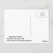 Japanse tuinen, Hamilton, NZ Briefkaart (Achterkant)