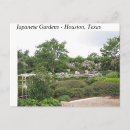 Japanse tuinen - Houston, Texas - Briefkaart