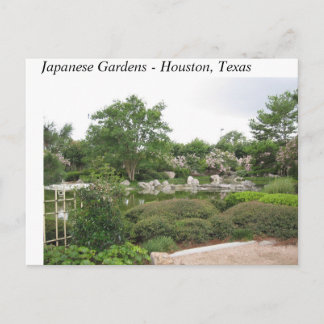 Japanse tuinen - Houston, Texas - Briefkaart