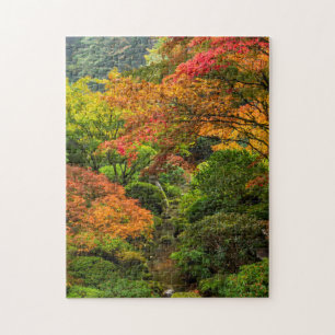 Japanse Tuinen In De Herfst In Portland, Oregon 2 Legpuzzel