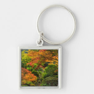 Japanse tuinen in de herfst in Portland, Oregon 2 Sleutelhanger