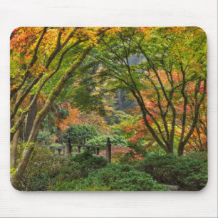 Japanse tuinen in de herfst in Portland, Oregon 4 Muismat