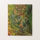 Japanse tuinen in het najaar van Portland, Oregon  Legpuzzel (Verticaal)
