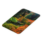 Japanse tuinen in het najaar van Portland, Oregon  Magneet (Linkerzijde)