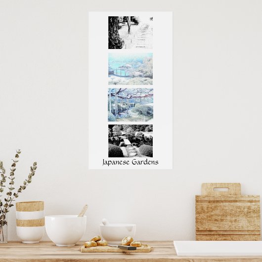 Japanse tuinen poster (Keuken)