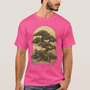 Japanse Tuinkunst Bonsai Boom T-shirt