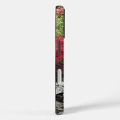 Japanse tuinlantaarn en rode mantel foto Case-Mate iPhone case (Achterkant / Rechts)