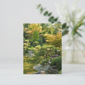 Japanse Tuinschildering Effect Landschap Briefkaart (Staand voorkant)