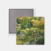Japanse Tuinschildering Effect Landschap Magneet (Voorkant / Achterkant)
