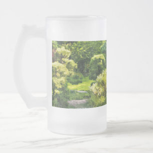 Japanse Tuinschildering Effect Landschap Matglas Bierpul