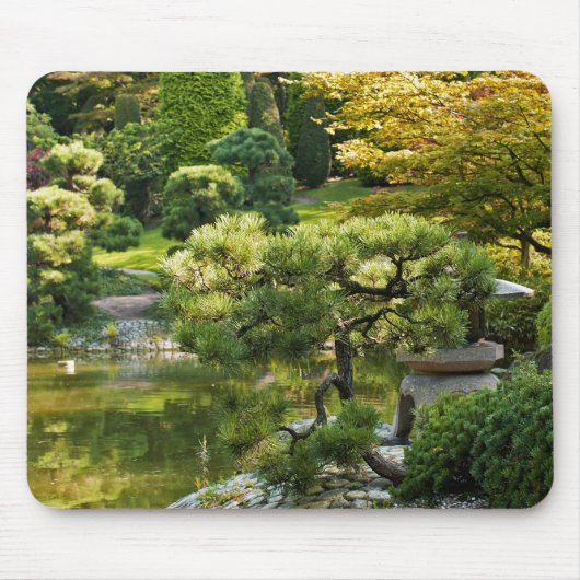 Japanse Tuinschildering Effect Landschap Muismat (Voorkant)