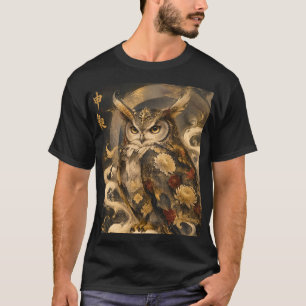Japanse Uil Kunst Traditioneel Uil Beschermer De T-shirt