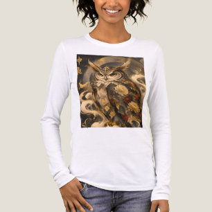 Japanse Uil Kunst Traditioneel Uil Beschermer De Tri-Blend Shirt