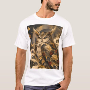 Japanse Uil Kunst Traditioneel Uil Beschermer On T-shirt