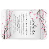 Japanse uitnodiging tot het roepen van de ridderri magneet (Horizontaal)