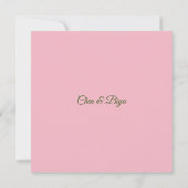 Japanse uitnodiging voor aangepaste bruiloft (Achterkant)