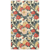 Japanse Ukiyo-E Art Bloemenpatroon Tafelkleed (Voorkant)