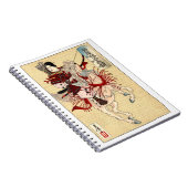  Japanse Ukiyo-e Art The vrouw krijger Notitieboek (Rechterzijde)