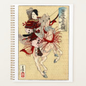 Japanse Ukiyo-e Art The vrouw krijger Planner (Voorkant)