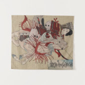 Japanse Ukiyo-e Hangakujo van Yoshitoshi Wandkleed (Voorkant (horizontaal))