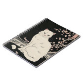 Japanse ukiyo e kat kunst notitieboek (Linkerzijde)