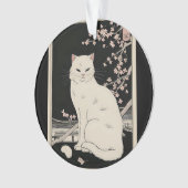 Japanse ukiyo e kat kunst ornament (voorkant)