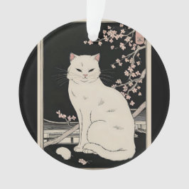 Japanse ukiyo e kat kunst ornament