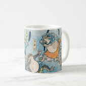 Japanse Ukiyo-e Kikker — Aangepaste Tekst Koffiemok (Voorkant rechts)