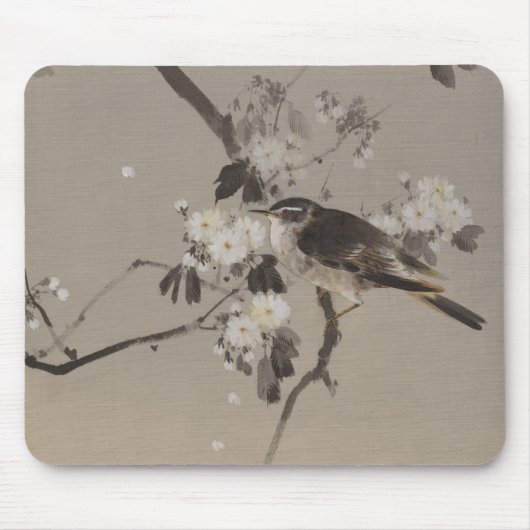 Japanse ukiyo-e schilderij van een vogel Muismat (Voorkant)