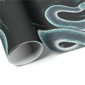 Japanse ukiyo e stijl slangenkunst cadeaupapier (Rol Hoek)