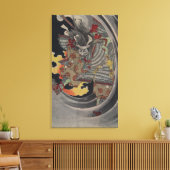 Japanse Ukiyo-e Yokai Ghost door Yoshitoshi Canvas Afdruk (Insitu (Woonkamer))