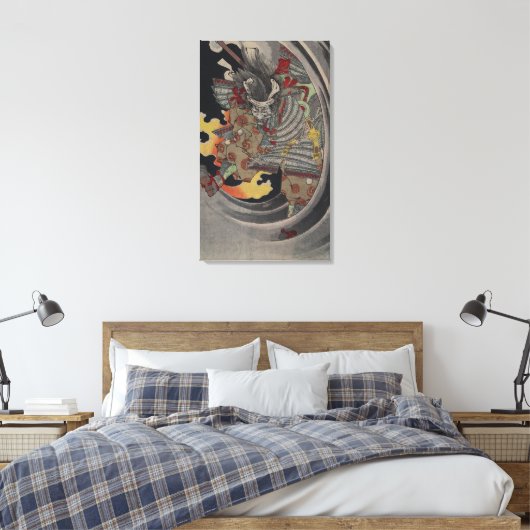 Japanse Ukiyo-e Yokai Ghost door Yoshitoshi Canvas Afdruk (Insitu (Slaapkamer))