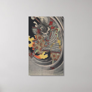 Japanse Ukiyo-e Yokai Ghost door Yoshitoshi Canvas Afdruk