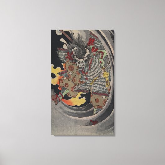 Japanse Ukiyo-e Yokai Ghost door Yoshitoshi Canvas Afdruk (Voorkant)