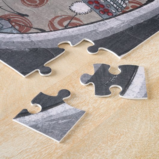 Japanse Ukiyo-e Yokai Ghost door Yoshitoshi Legpuzzel (Zijkant)