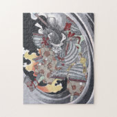 Japanse Ukiyo-e Yokai Ghost door Yoshitoshi Legpuzzel (Verticaal)