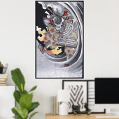 Japanse Ukiyo-e Yokai Ghost door Yoshitoshi Poster (Thuiskantoor)