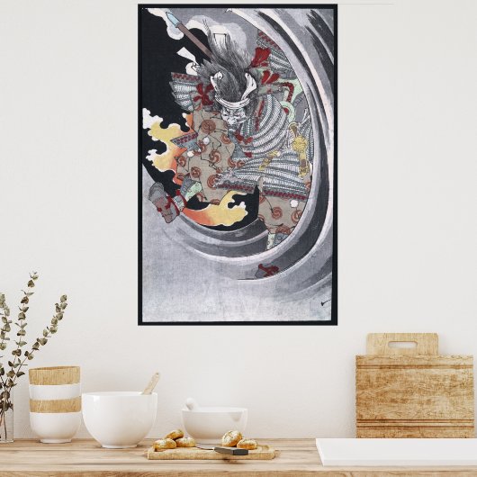 Japanse Ukiyo-e Yokai Ghost door Yoshitoshi Poster (Keuken)