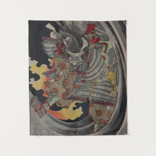 Japanse Ukiyo-e Yokai Ghost door Yoshitoshi Wandkleed (Voorkant)