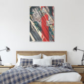 Japanse Ukiyo-e Yokai Ibaraki Demon van Yoshitoshi Canvas Afdruk (Insitu (Slaapkamer))