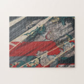 Japanse Ukiyo-e Yokai Ibaraki Demon van Yoshitoshi Legpuzzel (Horizontaal)