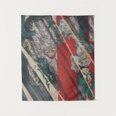 Japanse Ukiyo-e Yokai Ibaraki Demon van Yoshitoshi Wandkleed (Voorkant)