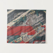 Japanse Ukiyo-e Yokai Ibaraki Demon van Yoshitoshi Wandkleed (Voorkant (horizontaal))