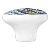  japanse ukiyo is de grote golf keramische knop (Zijkant)