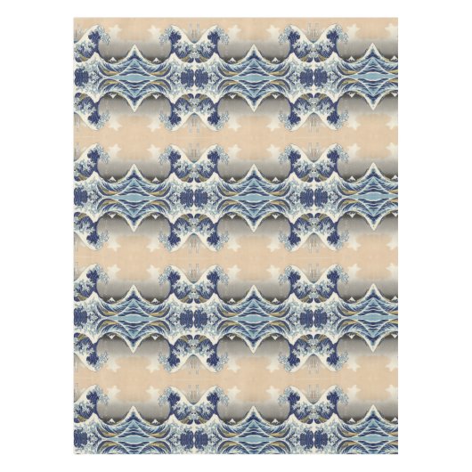  japanse ukiyo is de grote golf tafelkleed (Voorkant)