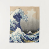  japanse ukiyo is de grote golf wandkleed (Voorkant)