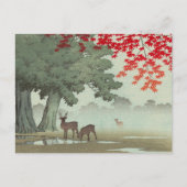 Japanse Ukiyoe Art (Hasui Kawase) Briefkaart (Voorkant)